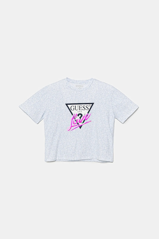 Дитяча футболка Guess з еластаном блакитний J5GI10.K6YW4.PPYA