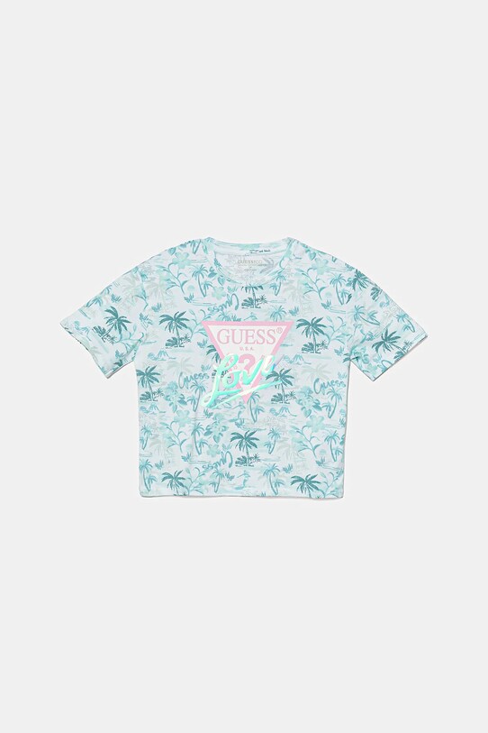 Дитяча футболка Guess з еластаном бірюзовий J5GI10.K6YW4.PPYA