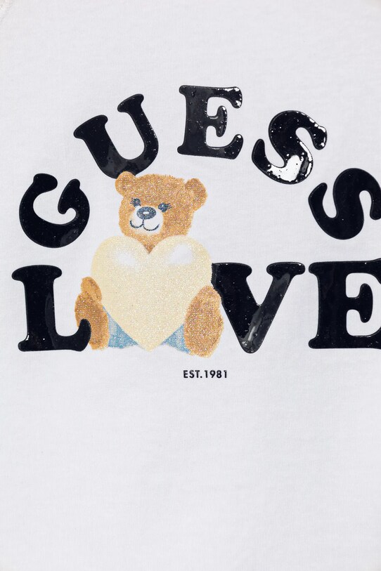 Fete Guess tricou copii J5GI12.K6YW4.PPYA alb
