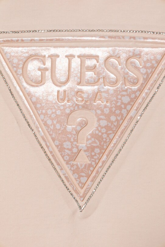 DÍVKA Dětské tričko Guess J5GI15.K6YW4.PPYA béžová
