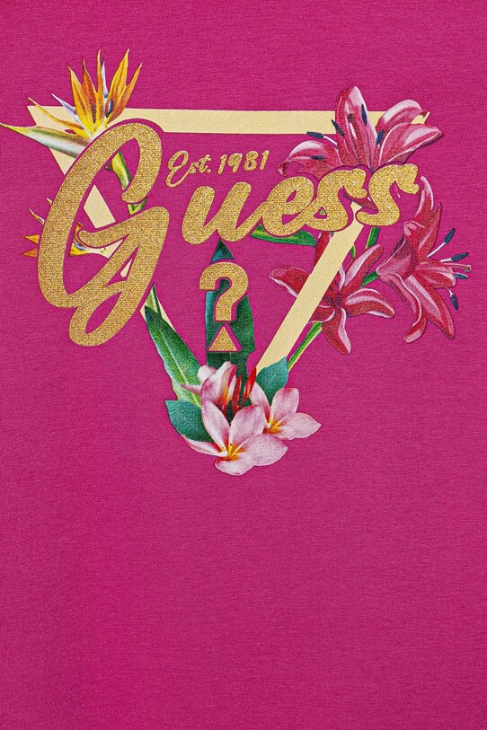 Fete Guess tricou copii J5GI16.K6YW4.PPYA roz