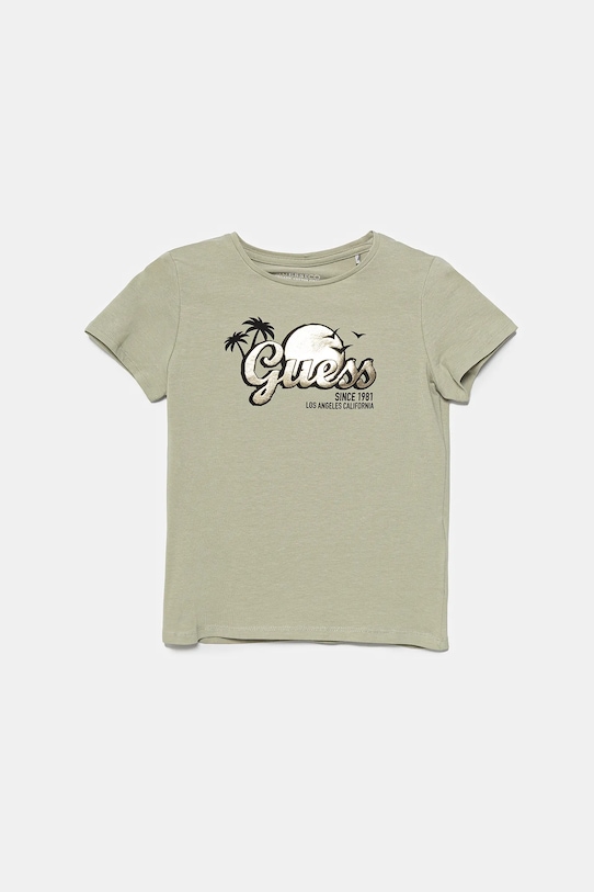 Дитяча футболка Guess з еластаном зелений J5GI17.K6YW4.PPYA