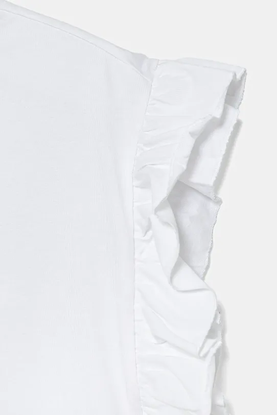 Dziewczynka Guess t-shirt bawełniany dziecięcy J5GI22.KCNQ4.PPYA biały