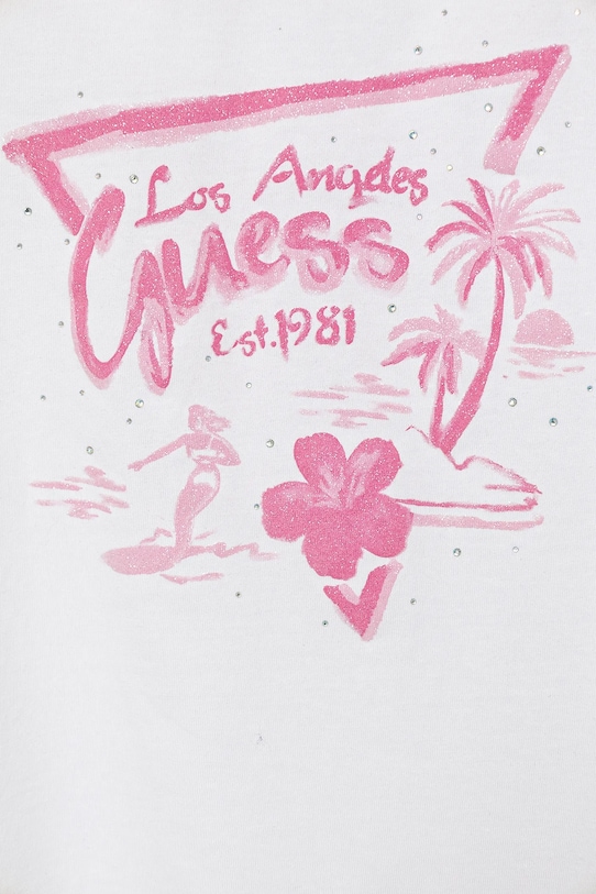 Fete Guess tricou copii J5GI30.K6YW4.PPYA alb