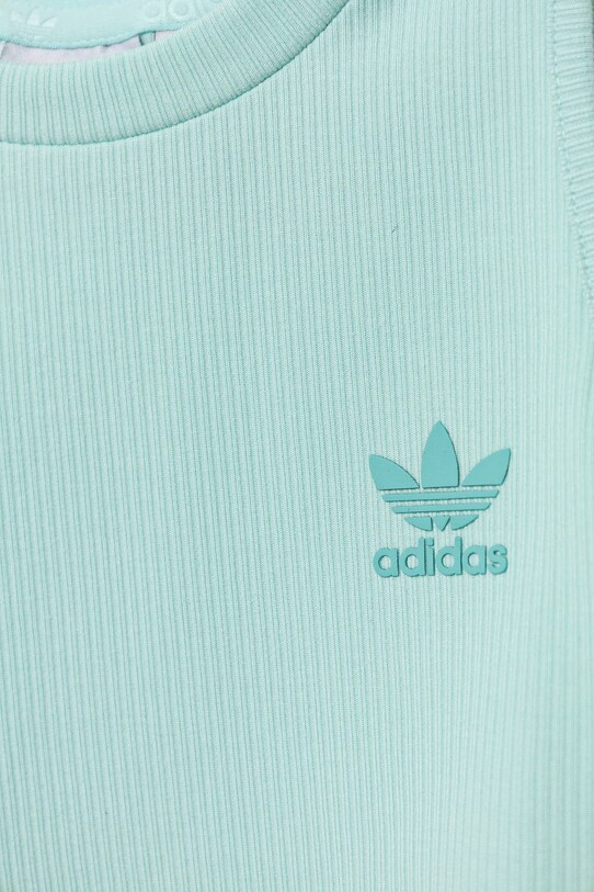 Дитячий топ adidas Originals бірюзовий JI5787