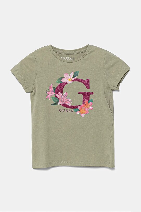 Guess tricou copii print verde K5GI08.K6YW4.PPYA