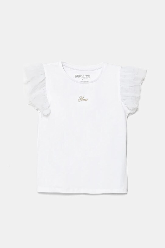 Guess tricou copii uni alb K5GI18.K6YW4.PPYA