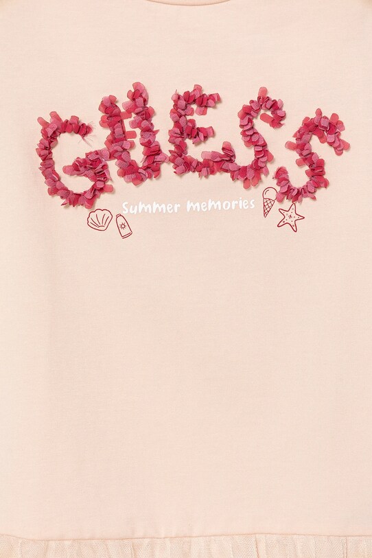 Fete Guess tricou copii K5GI21.K6YW4.PPYA bej