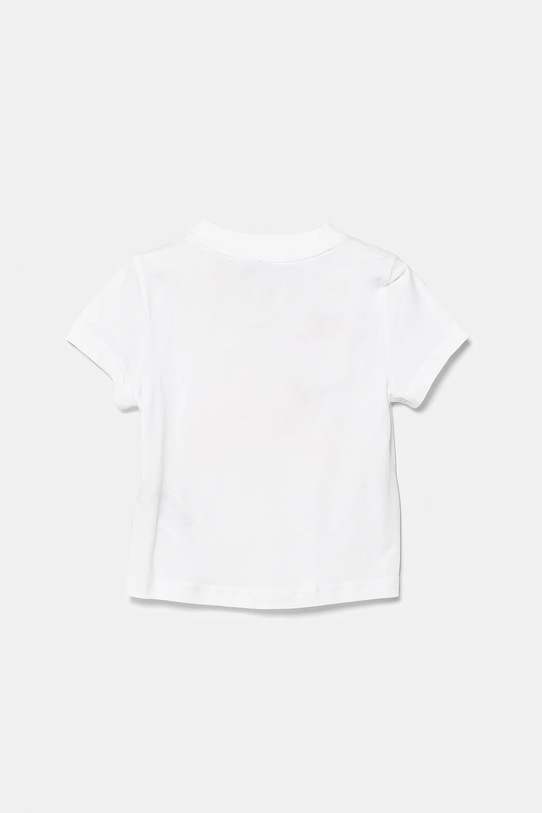 Djevojčice Dječja pamučna majica kratkih rukava adidas JI6220 bijela