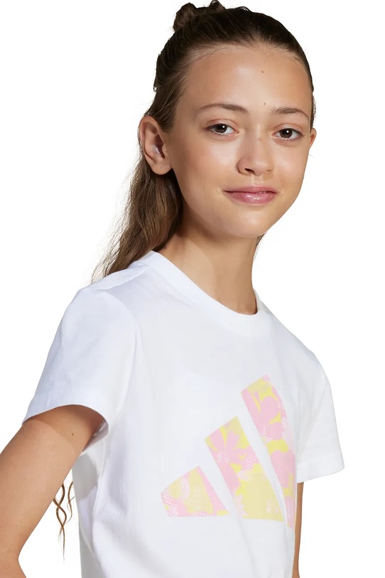 Dječja pamučna majica kratkih rukava adidas JI6220