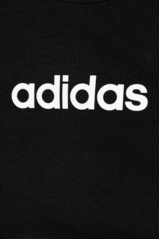 Дівчинка Дитячий бавовняний топ adidas JC9732 чорний