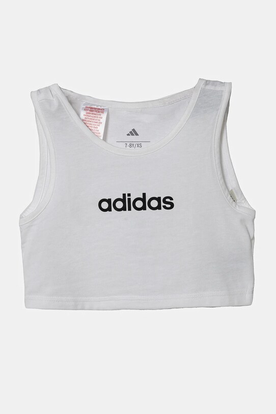 Хлопковый топ adidas хлопок белый JC9734