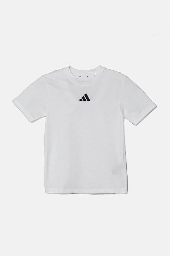 adidas gyerek pamut póló pamut fehér JC9627