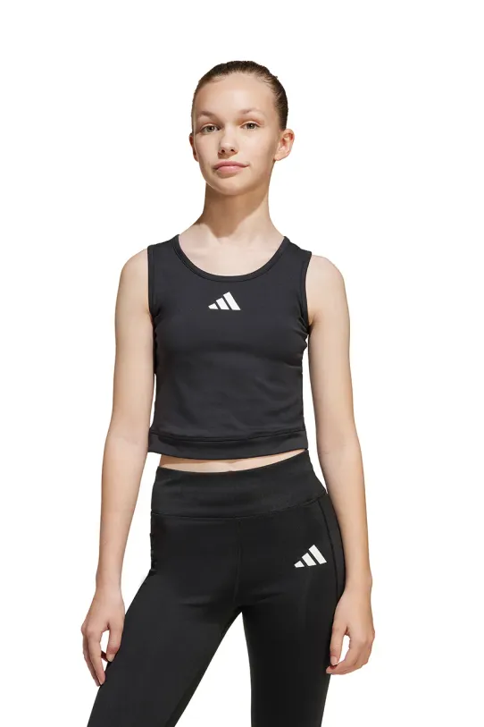 Детский топ adidas с эластаном чёрный JJ0998