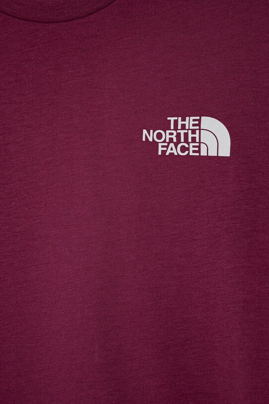 Fete The North Face tricou de bumbac pentru copii BOX NSE S/S RELAXED TEE NF0A8CJB6EO1 roz