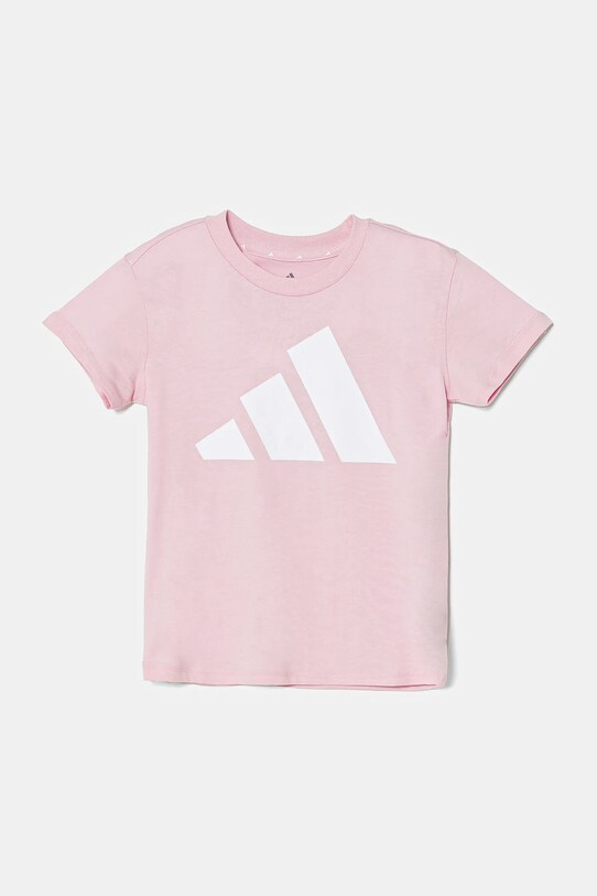 adidas tricou de bumbac pentru copii print roz JC9623