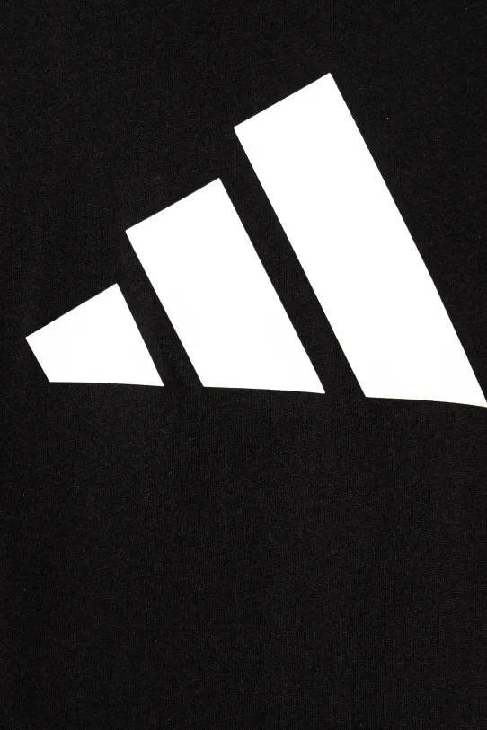 Dziewczynka adidas t-shirt bawełniany dziecięcy JD1832 czarny