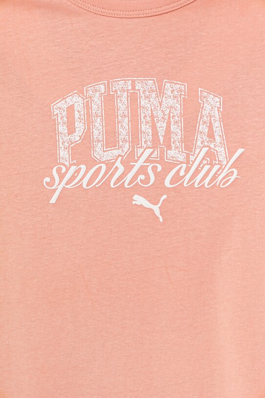 Dievča Detské bavlnené tričko Puma CLASS Tee II G 685828 oranžová