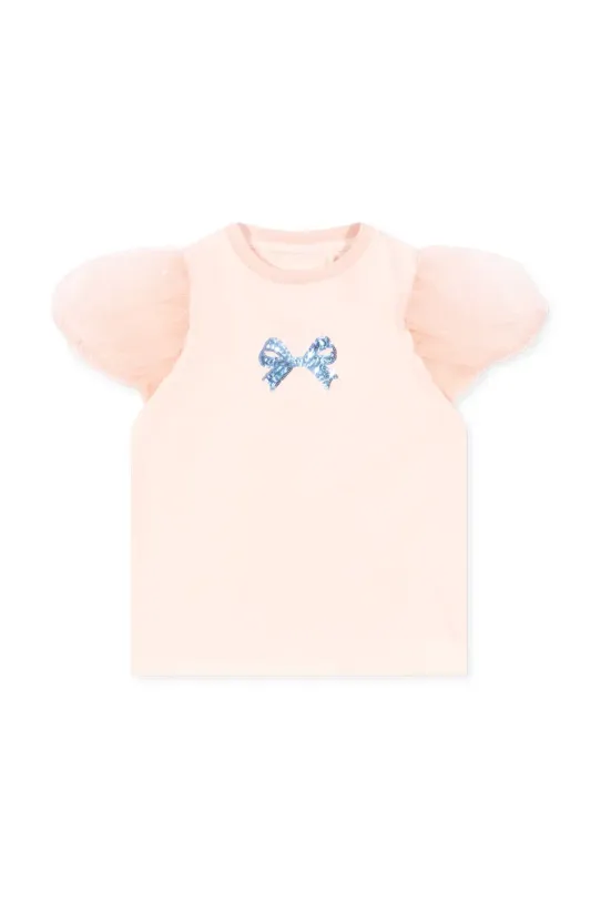 Konges Sløjd maglietta per bambini BALLERINA TEE tessuto elasticizzato rosa KS102648