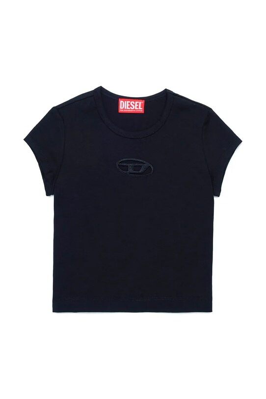Детская хлопковая футболка Diesel TANGIE T-SHIRT хлопок чёрный J01830