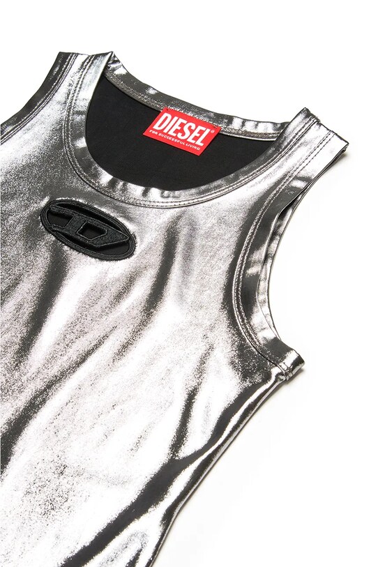 BIMBA Diesel top bambino/a TLYNYS T-SHIRT J02178 argento