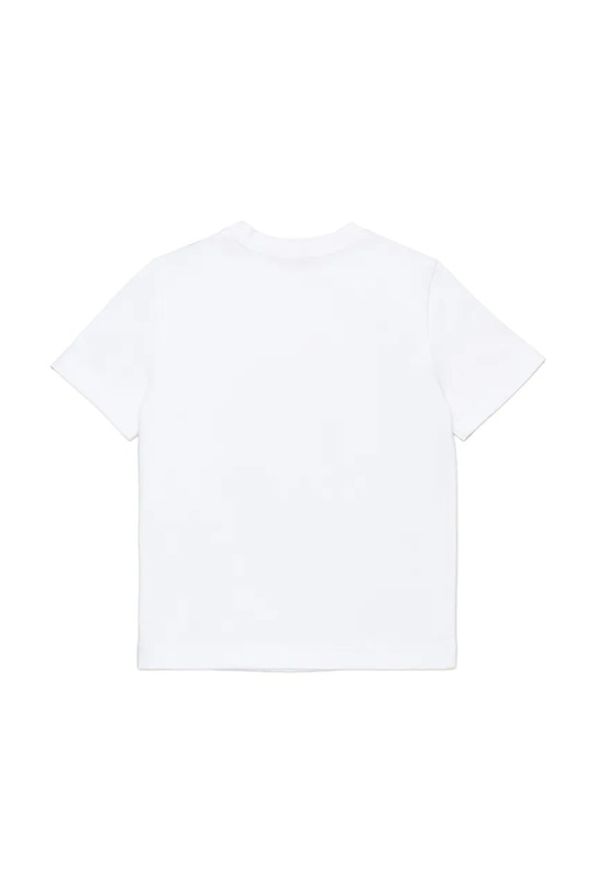 Detské bavlnené tričko Diesel TCUORE T-SHIRT J02233 biela SS25