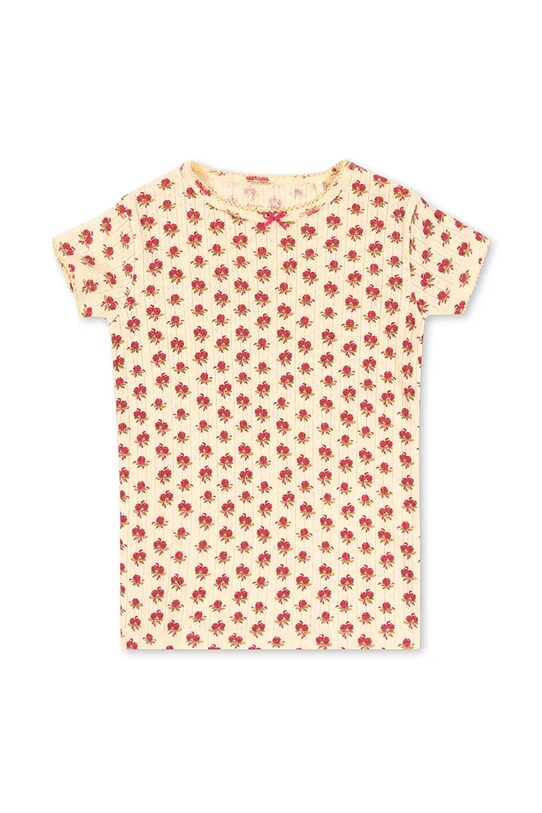 Majica kratkih rukava Konges Sløjd MINNIE TEE GOTS pamuk bež KS103151