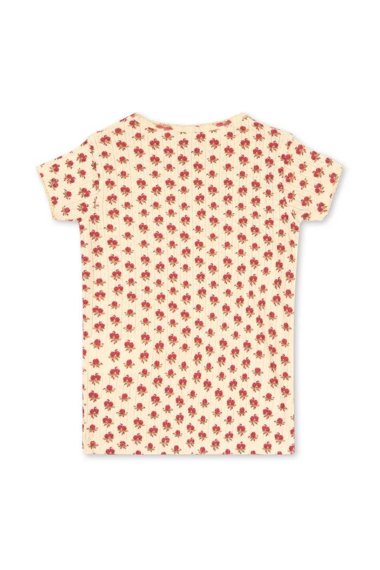 Majica kratkih rukava Konges Sløjd MINNIE TEE GOTS KS103151 bež SS25
