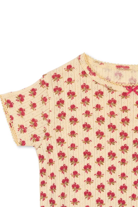 Djevojčice Majica kratkih rukava Konges Sløjd MINNIE TEE GOTS KS103151 bež