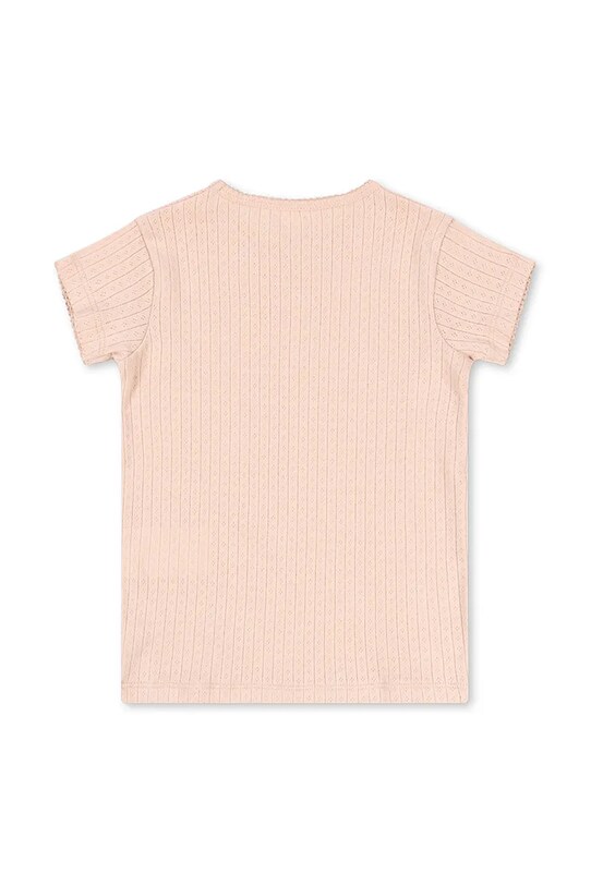 Kratka majica Konges Sløjd MINNIE TEE GOTS KS103151 roza SS25