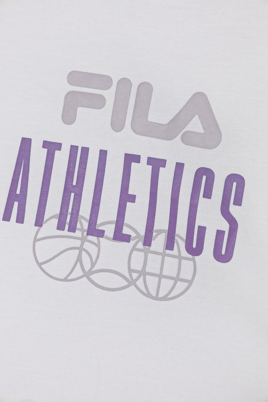 Dievča Detské bavlnené tričko Fila ISNY FAT0635 biela