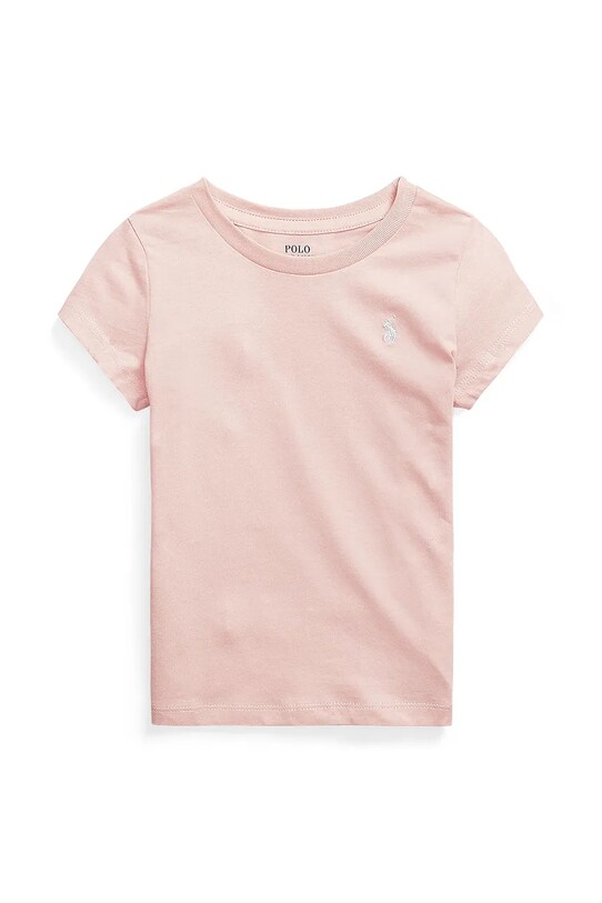 Дитяча бавовняна футболка Polo Ralph Lauren бавовна помаранчевий 312833549033