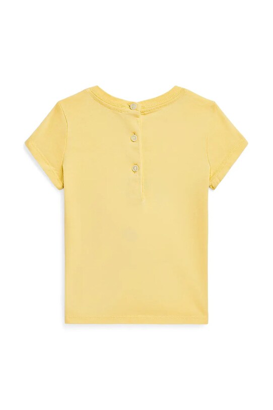 Detské bavlnené tričko Polo Ralph Lauren 310965226001 žltá SS25