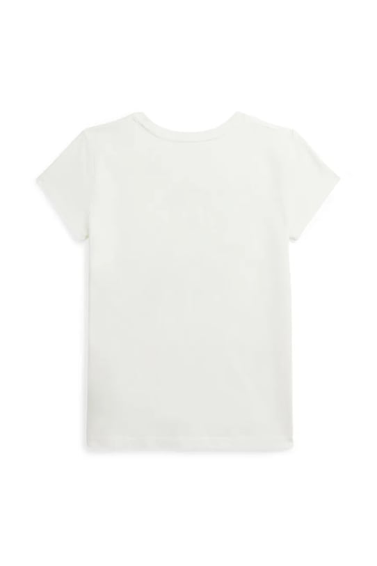 Dětské bavlněné tričko Polo Ralph Lauren 313965147001 bílá SS25