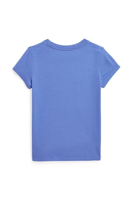Дитяча бавовняна футболка Polo Ralph Lauren 312965218001 блакитний SS25