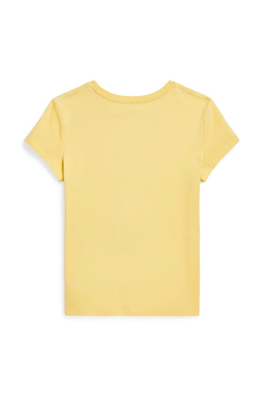 Polo Ralph Lauren tricou de bumbac pentru copii 313965226002 galben SS25