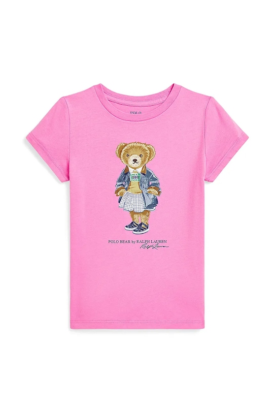 Polo Ralph Lauren gyerek pamut póló pamut rózsaszín 312965154001