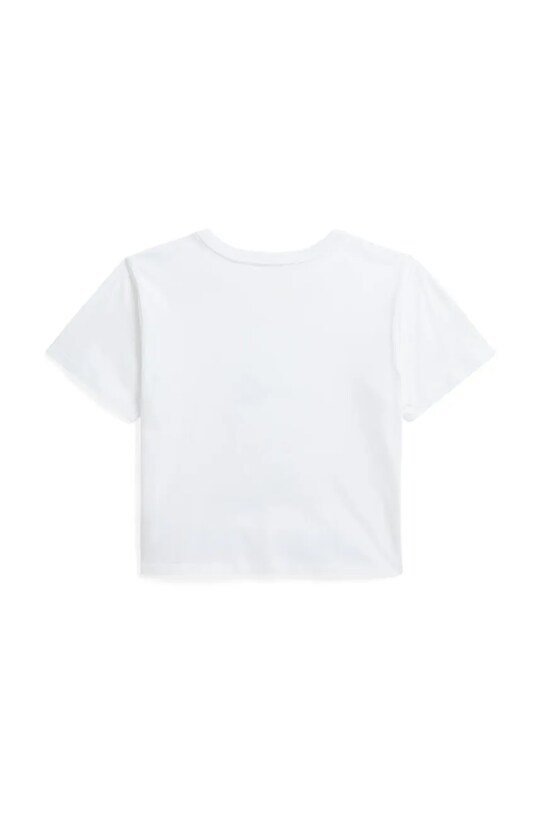 Polo Ralph Lauren t-shirt bawełniany dziecięcy 313965155001 biały SS25
