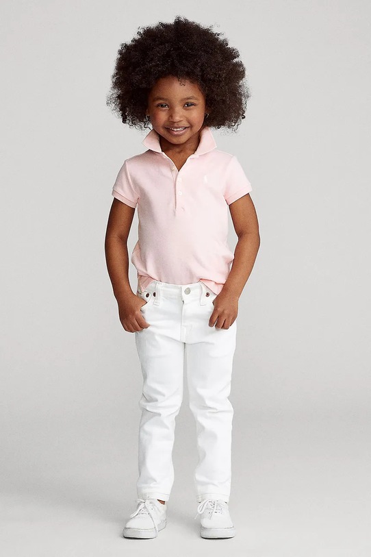 Dječja polo majica Polo Ralph Lauren roza 312573242011