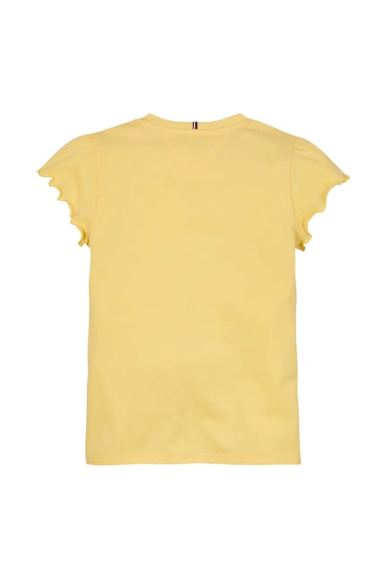 Dziewczynka Tommy Hilfiger t-shirt dziecięcy KG0KG07052.116.122.PPYA żółty