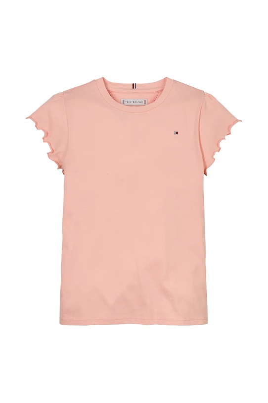 Tommy Hilfiger t-shirt dziecięcy KG0KG07052.128.176.PPYA pomarańczowy SS25