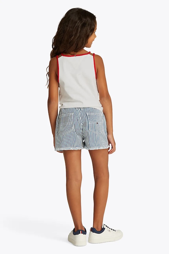 Детский топ Tommy Hilfiger белый KG0KG08420.PPYA