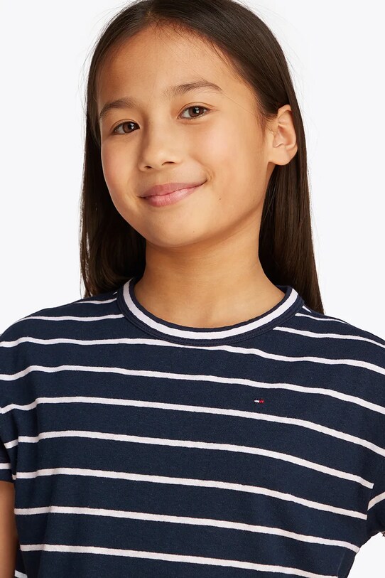 Tričko Tommy Hilfiger KG0KG08555.128.176.PPYA modrá