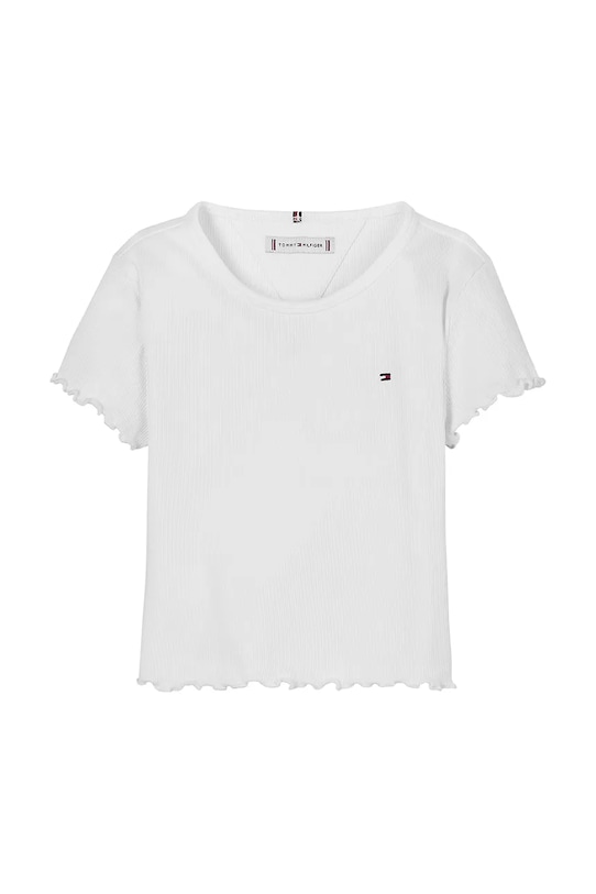 Tommy Hilfiger tricou copii KG0KG08590.PPYA alb SS25