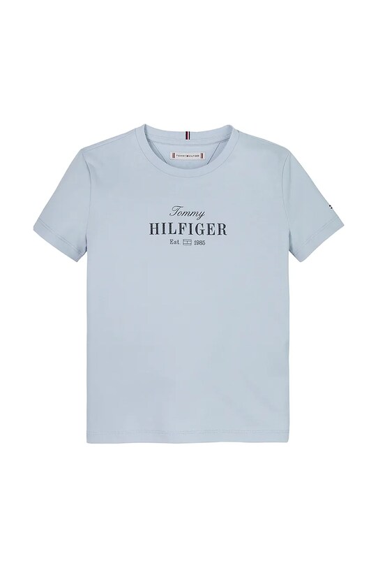 Detské tričko Tommy Hilfiger KG0KG08524.98.122.PPYA modrá SS25
