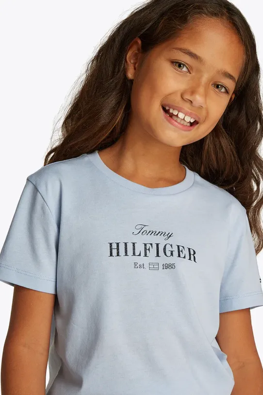 Tommy Hilfiger t-shirt dziecięcy KG0KG08524.98.122.PPYA niebieski