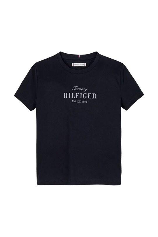 Detské tričko Tommy Hilfiger KG0KG08524.98.122.PPYA tmavomodrá SS25