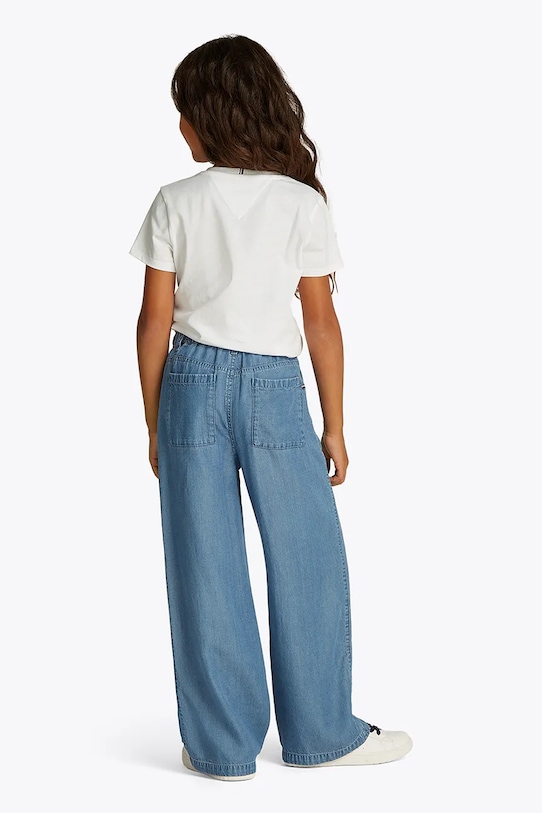 Дитяча бавовняна футболка Tommy Hilfiger білий KG0KG08527.128.176.PPYA