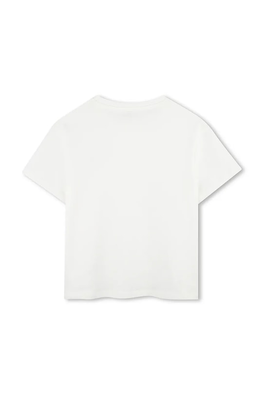 Fete Michael Kors tricou de bumbac pentru copii R30317.114.150 alb