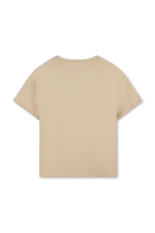 Michael Kors t-shirt bawełniany dziecięcy R30317.114.150 beżowy SS25